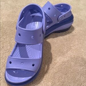 Comfy Croc sandals.